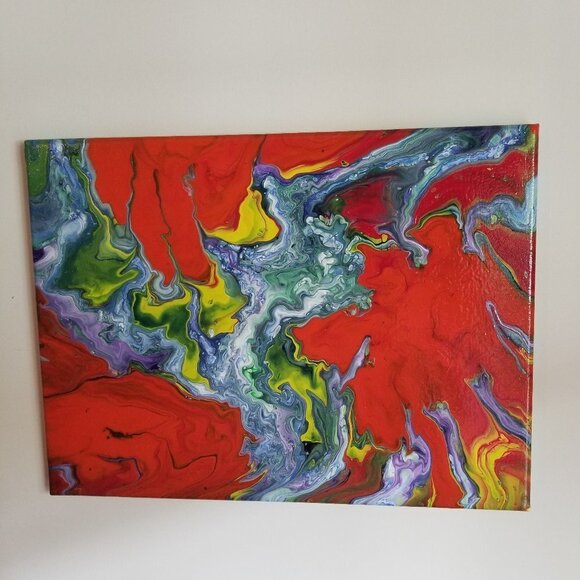 Abstract Acrylic Painting Original - Picture 8 of 9